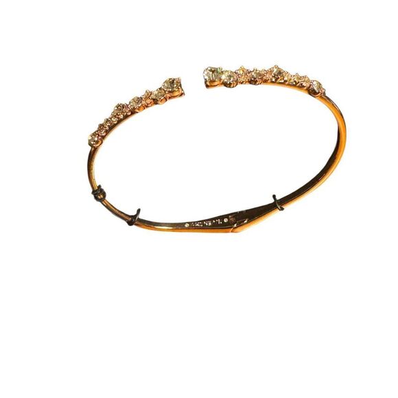 Givenchy rosegold Scatter Cluster Cuff Bangle Bracelet - Picture 1 of 4